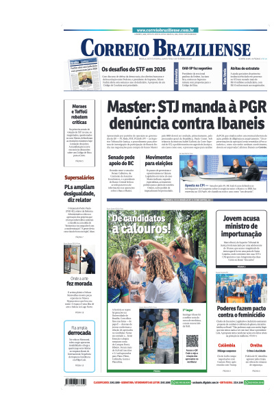 Correio Braziliense - Edição de 05 de Fevereiro de 2026