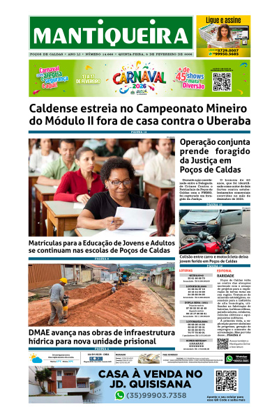 Mantiqueira - Edição de 05 de fevereiro de 2026