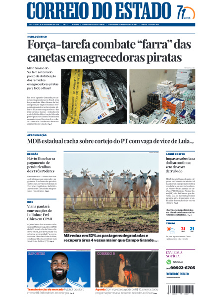 Correio do Estado - Edição de 06 de Fevereiro de 2026