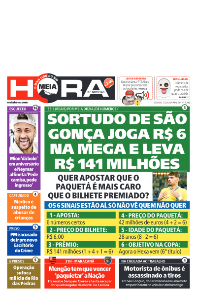 MEIA HORA - Edição de 07 de Fevereiro de 2026