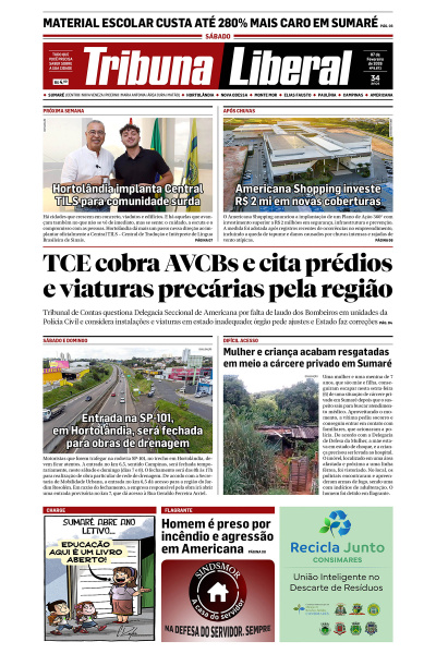 Tribuna Liberal - Edição de 07 de Fevereiro de 2026