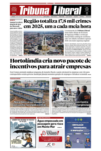 Tribuna Liberal - Edição de 08 de Fevereiro de 2026