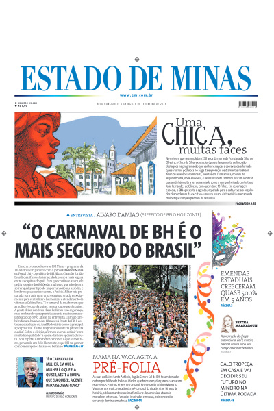 Estado de Minas - Edição de 08 de Fevereiro de 2026
