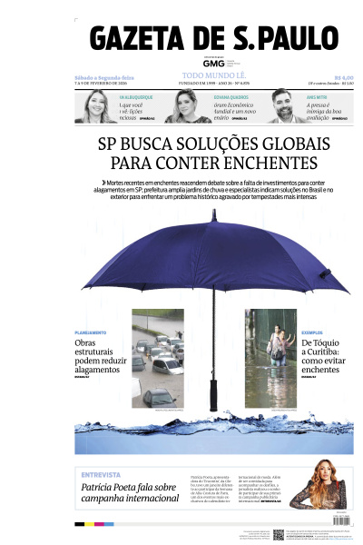 Gazeta de S. Paulo - Edição de 09 de Fevereiro de 2026