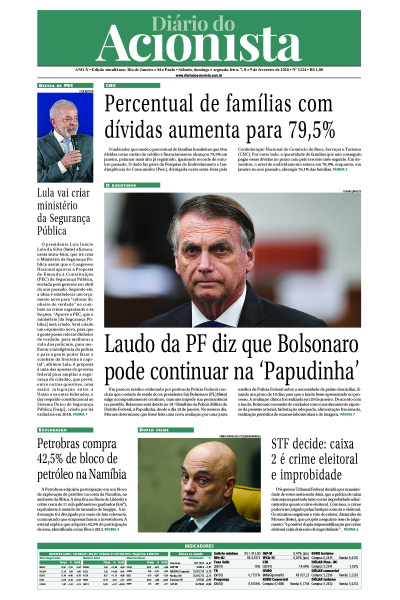 Diário do Acionista - 07 a 09 de fevereiro de 2026