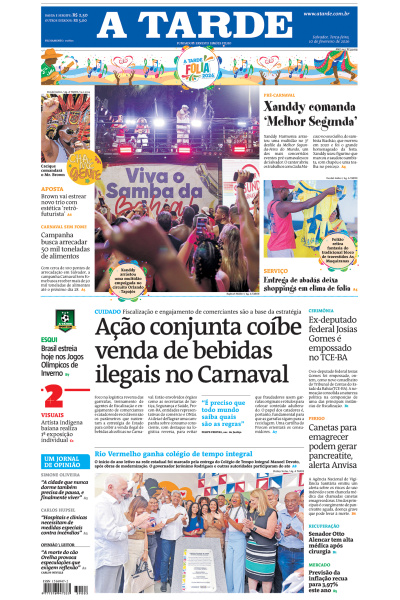 A TARDE - Edição de 10 de Fevereiro de 2026