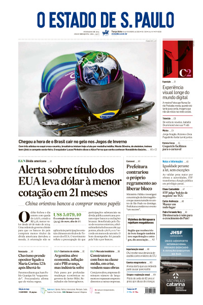 Estadão - Edição de 10 de Fevereiro de 2026