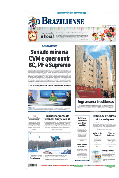 Correio Braziliense - Edição de 11 de Fevereiro de 2026