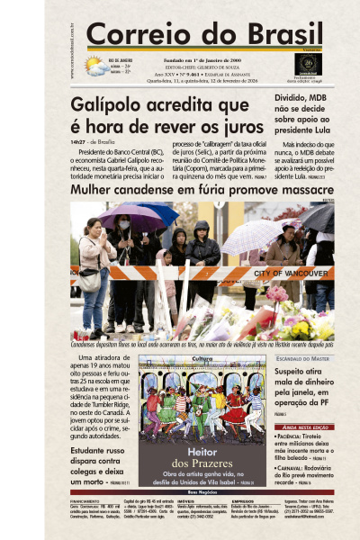 Correio do Brasil - Edição de 12 de Fevereiro de 2026