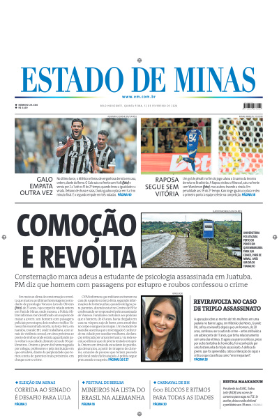Estado de Minas - Edição de 12 de Fevereiro de 2026