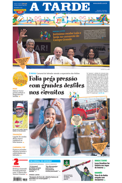 A TARDE - Edição de 15 de Fevereiro de 2026