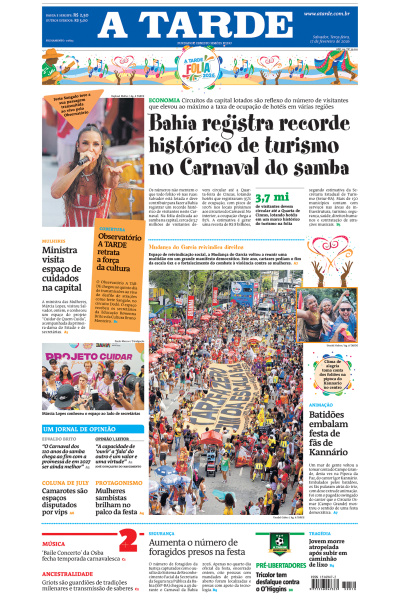 A TARDE - Edição de 17 de Fevereiro de 2026