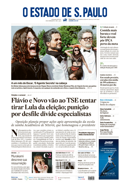 Estadão - Edição de 17 de Fevereiro de 2026