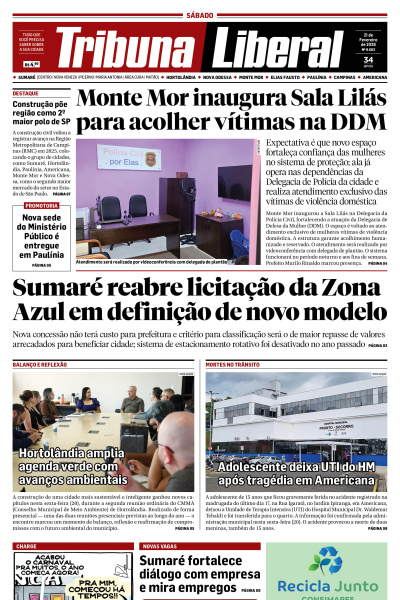 Tribuna Liberal - Edição de 21 de Fevereiro de 2026