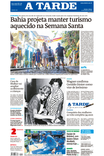 A TARDE - Edição de 21 de Fevereiro de 2026