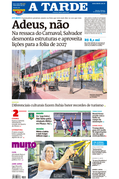 A TARDE - Edição de 22 de Fevereiro de 2026