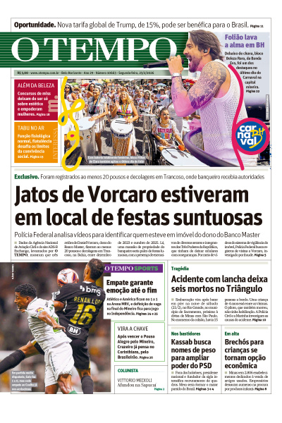 O TEMPO - Edição de 23 de Fevereiro de 2026 