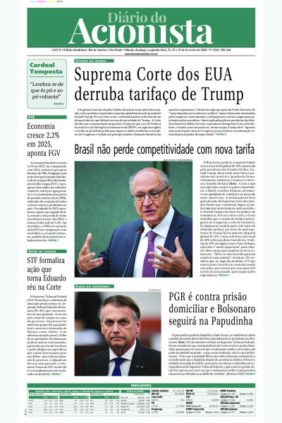 Diário do Acionista - 21 a 23 de fevereiro de 2026