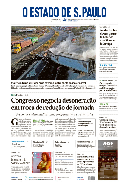 Estadão - Edição de 24 de Fevereiro de 2026