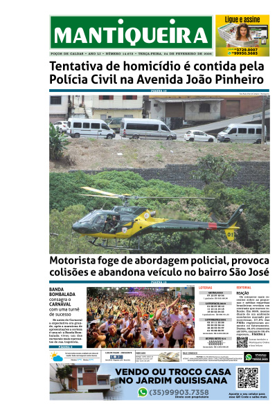 Mantiqueira - Edição de 24 de Fevereiro de 2026