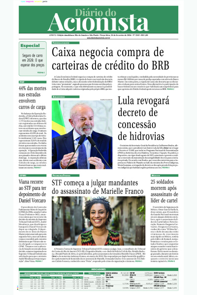 Diário do Acionista - 24 de fevereiro de 2026