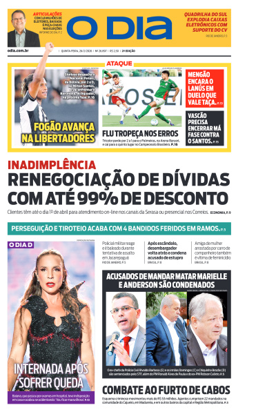 O DIA - Edição de 26 de Fevereiro de 2026