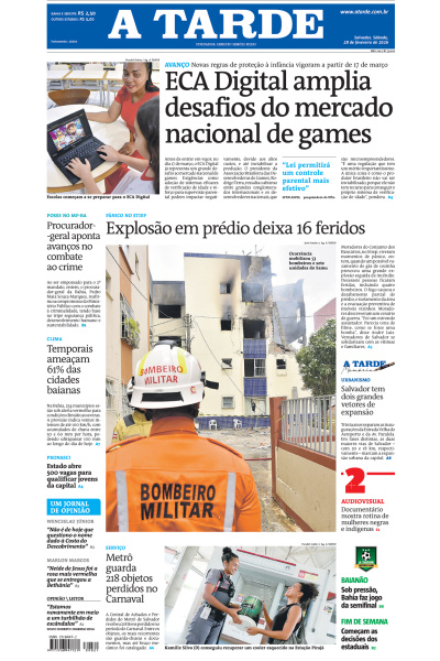A TARDE - Edição de 28 de Fevereiro de 2026