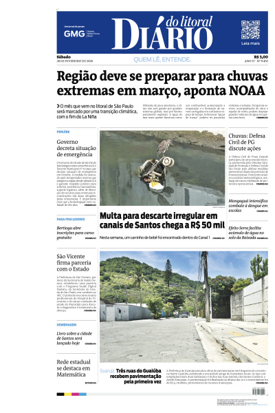 Diário do Litoral - Edição de 28 de Fevereiro de 2026