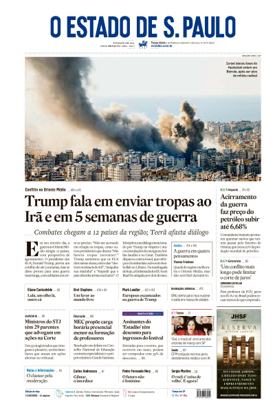 Estadão - Edição de 03 de Março de 2026