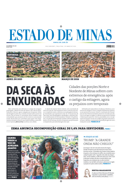 Estado de Minas - Edição de 03 de Março de 2026