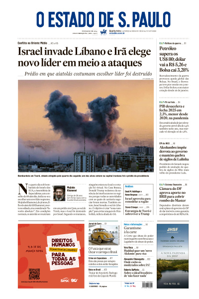 Estadão - Edição de 04 de Março de 2026