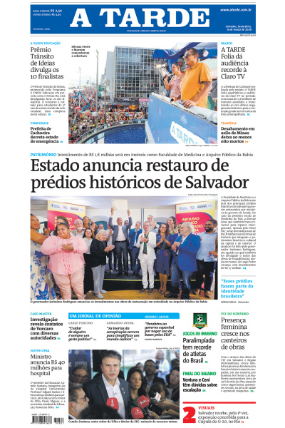 A TARDE - Edição de 06 de Março de 2026