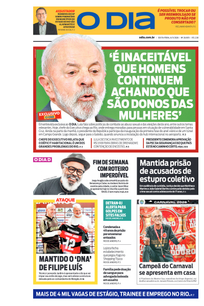 O DIA - Edição de 06 de Março de 2026