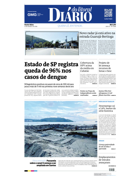 Diário do Litoral - Edição de 06 de Março de 2026