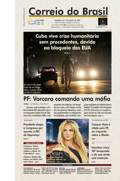 Correio do Brasil - Edição de 06 de Março de 2026