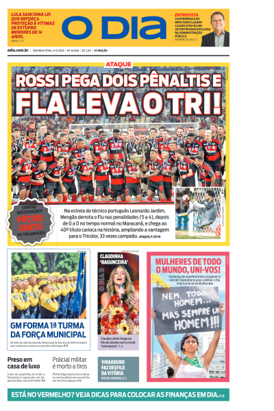 O DIA - Edição de 09 de Março de 2026