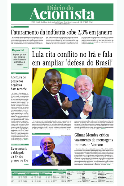 Diário do Acionista - 10 de março de 2026