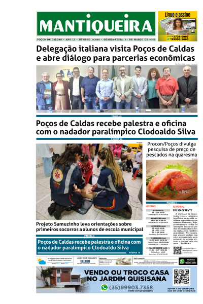 Mantiqueira - Edição de 11 de Março de 2026