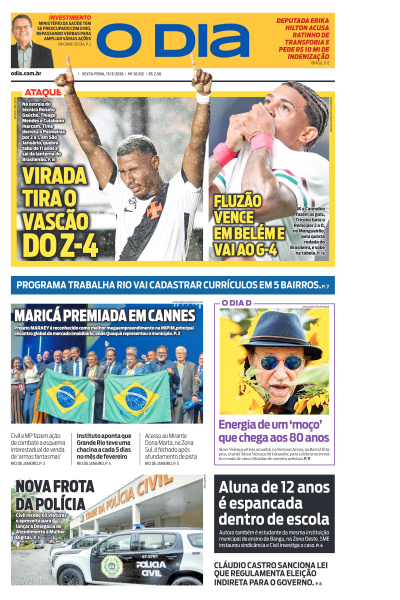 O DIA - Edição de 13 de Março de 2026