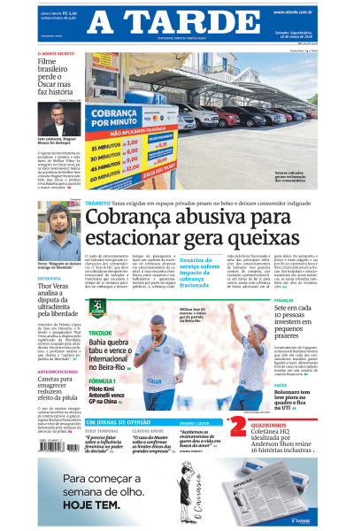 A TARDE - Edição de 16 de Março de 2026