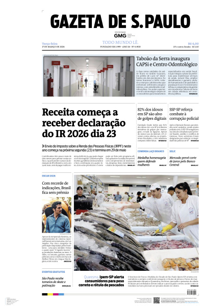 Gazeta de S. Paulo - Edição de 17 de Março de 2026
