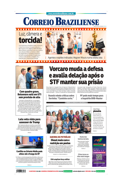 Correio Braziliense - Edição de 14 de março de 2026