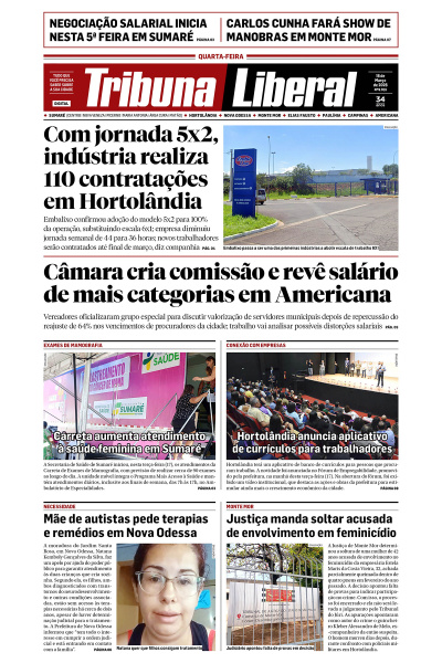 Tribuna Liberal - Edição de 18 de Março de 2026