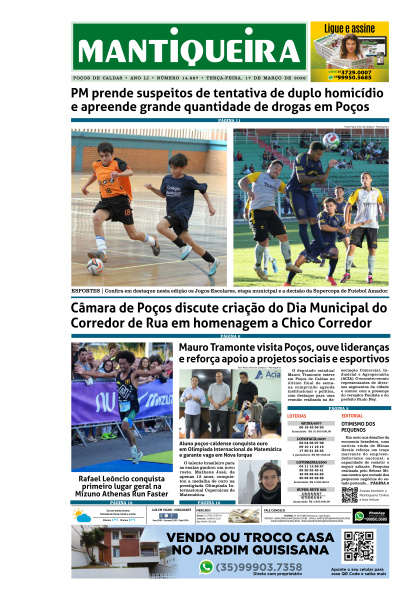 Mantiqueira - Edição de 17 de Março de 2026