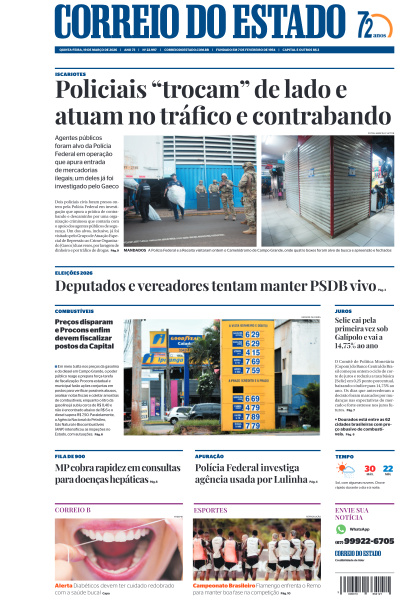 Correio do Estado - Edição de 19 de Março de 2026