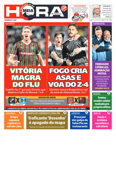 MEIA HORA - Edição de 22 de Março de 2026