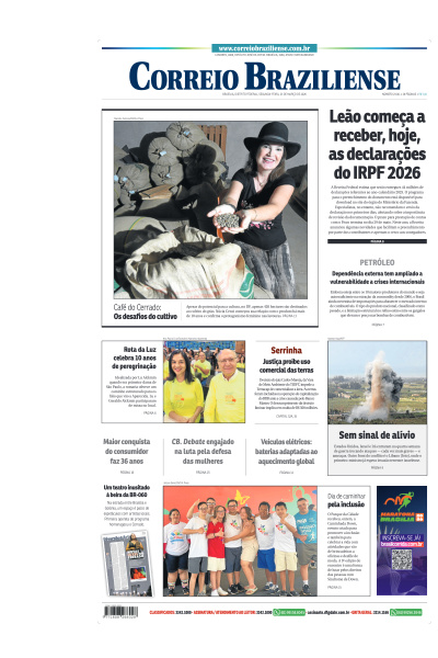 Correio Braziliense - Edição de 23 de Março de 2026