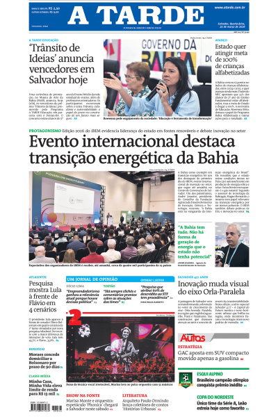 A TARDE - Edição de 25 de Março de 2026