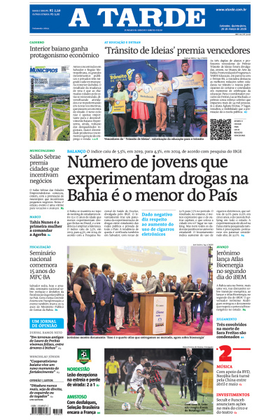 A TARDE - Edição de 26 de Março de 2026