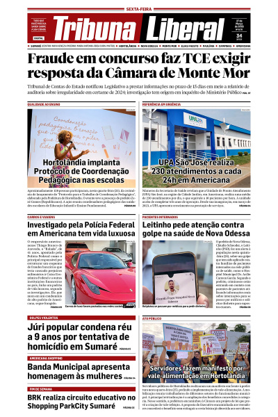 Tribuna Liberal - Edição de 27 de Março de 2026